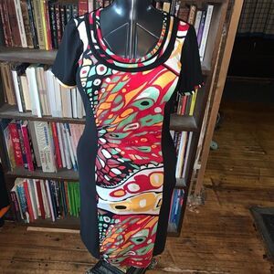 Anthropologie Libra Anthropologie artsy M vintage dress